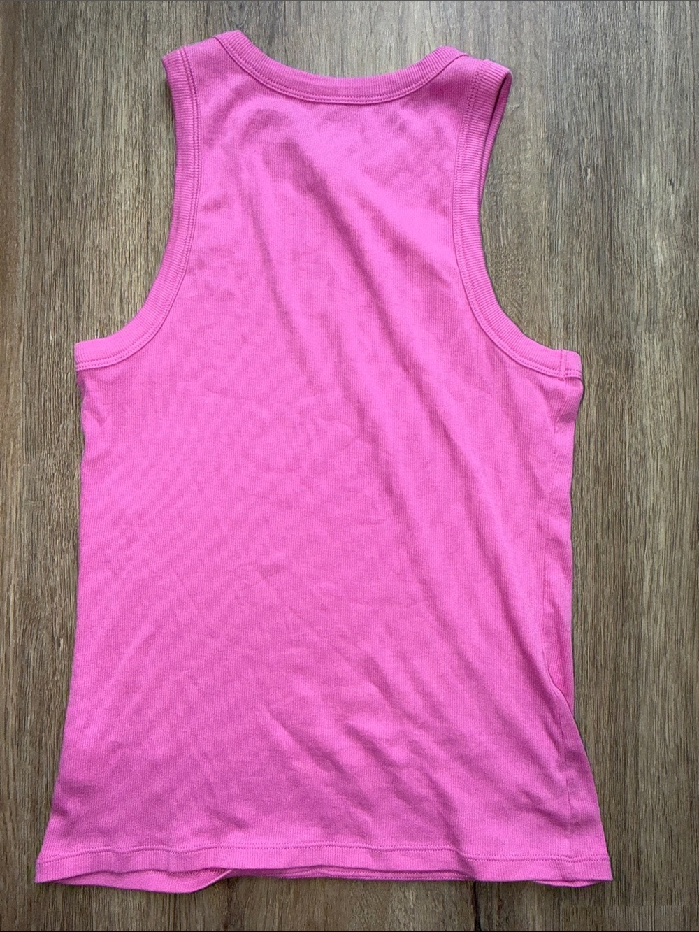 a.n.a Pink High Neck Ribbed Tank Top - Picture 3 of 3